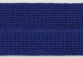 1 3/8" Royal Blue Fold-Over Wool Trim (Made in Japan)