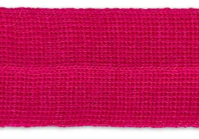 1 3/8" Vivid French Pink Fold-Over Wool Trim (Made in Japan)