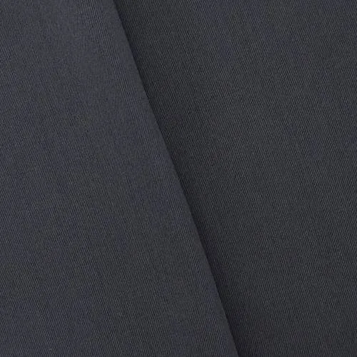 2 3/8 YD PC--Midnight Navy Blue Wool Blend Twill Suiting Fabric