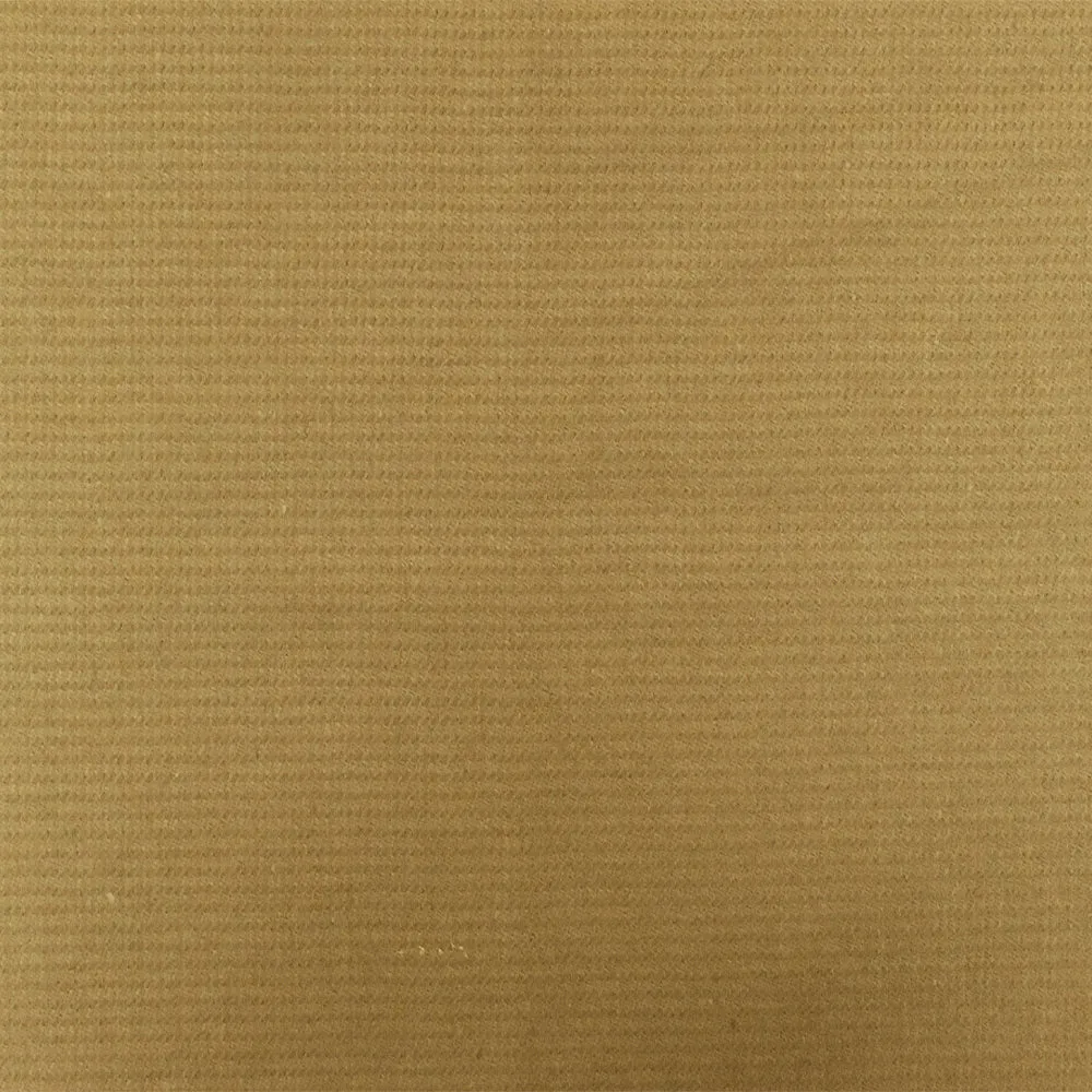 Antique Beige Solid Wool-Poly Irregular Twill Woven Jacketing Fabric