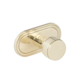 Barwick Plain Robe Hook with Backplate