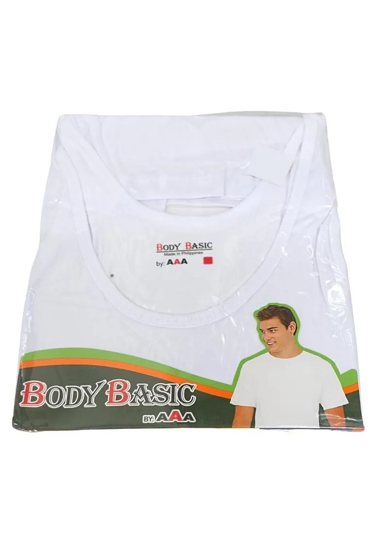 Body Basic Sando - Plain White Size