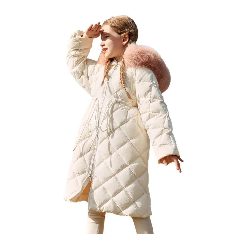 Children's down Jacket Children's Clothing Winter Clothing Coat Female Children Girl's down Coat