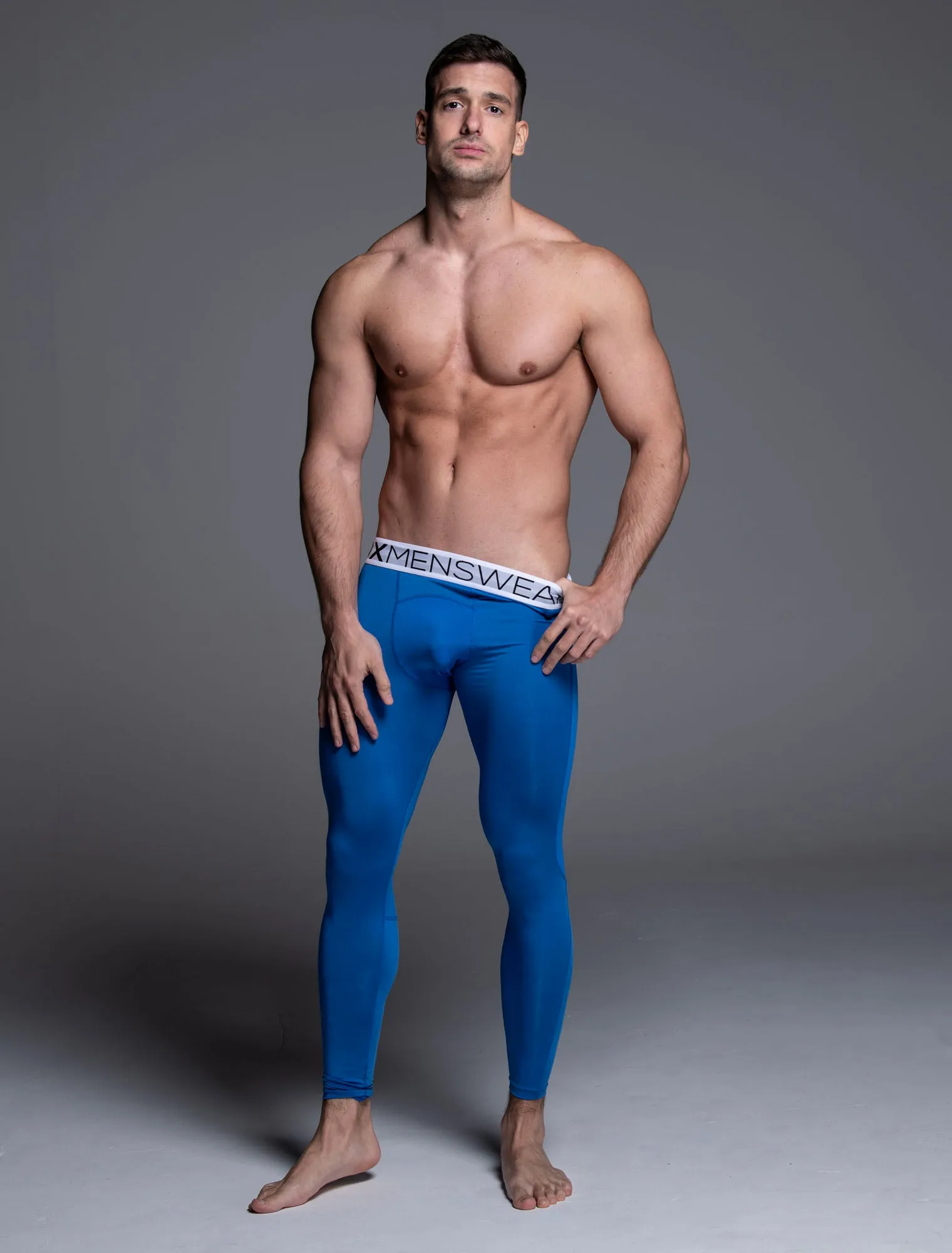 Compression Leggings - Cobalt