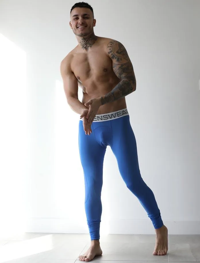 Compression Leggings - Cobalt