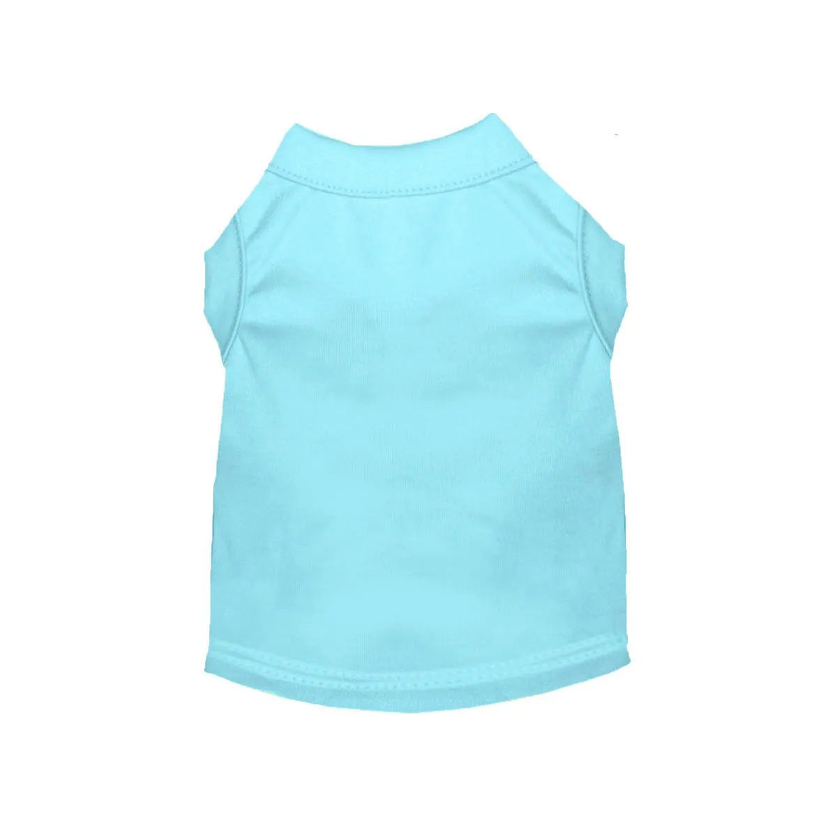 Cotton Blend Tee Shirt in Aqua