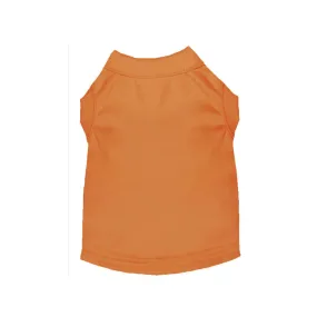 Cotton Poly Blend Tee Shirt in Orange