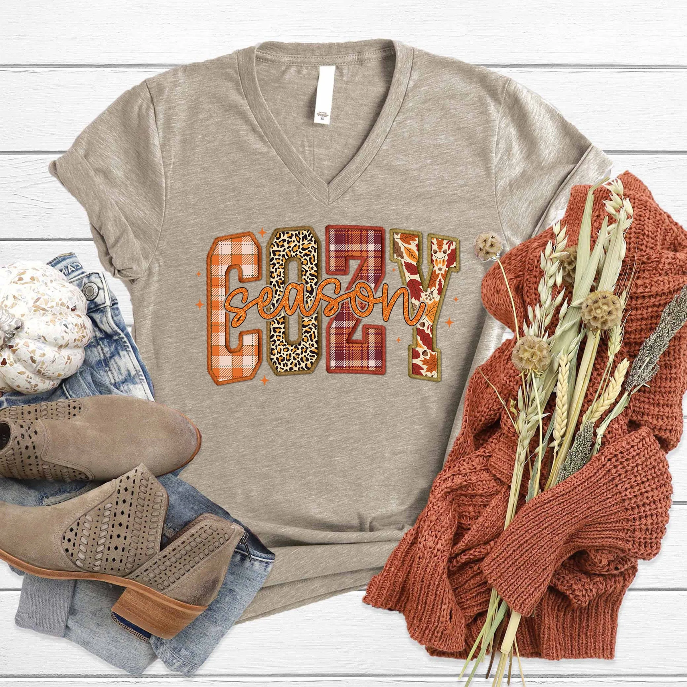 Cozy Season V-Neck