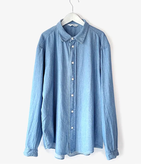 DIGAWEL/DENIM SHIRTS (L.BLUE)