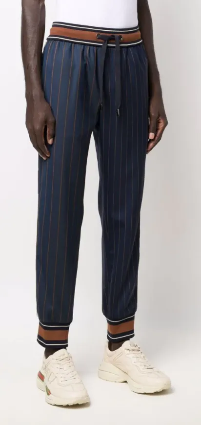 DOLCE & GABBANA - pinstripe-print track pants