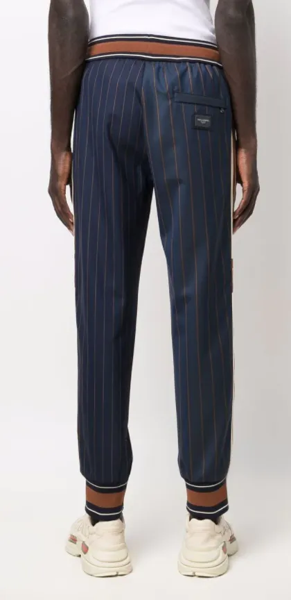 DOLCE & GABBANA - pinstripe-print track pants