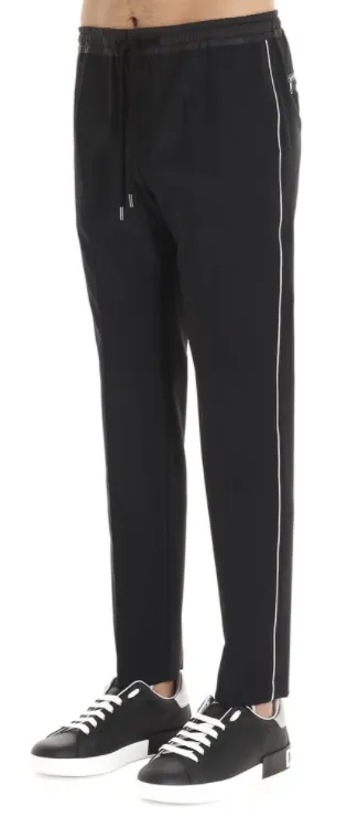 DOLCE & GABBANA - piped-trimmed track pants