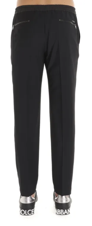 DOLCE & GABBANA - piped-trimmed track pants