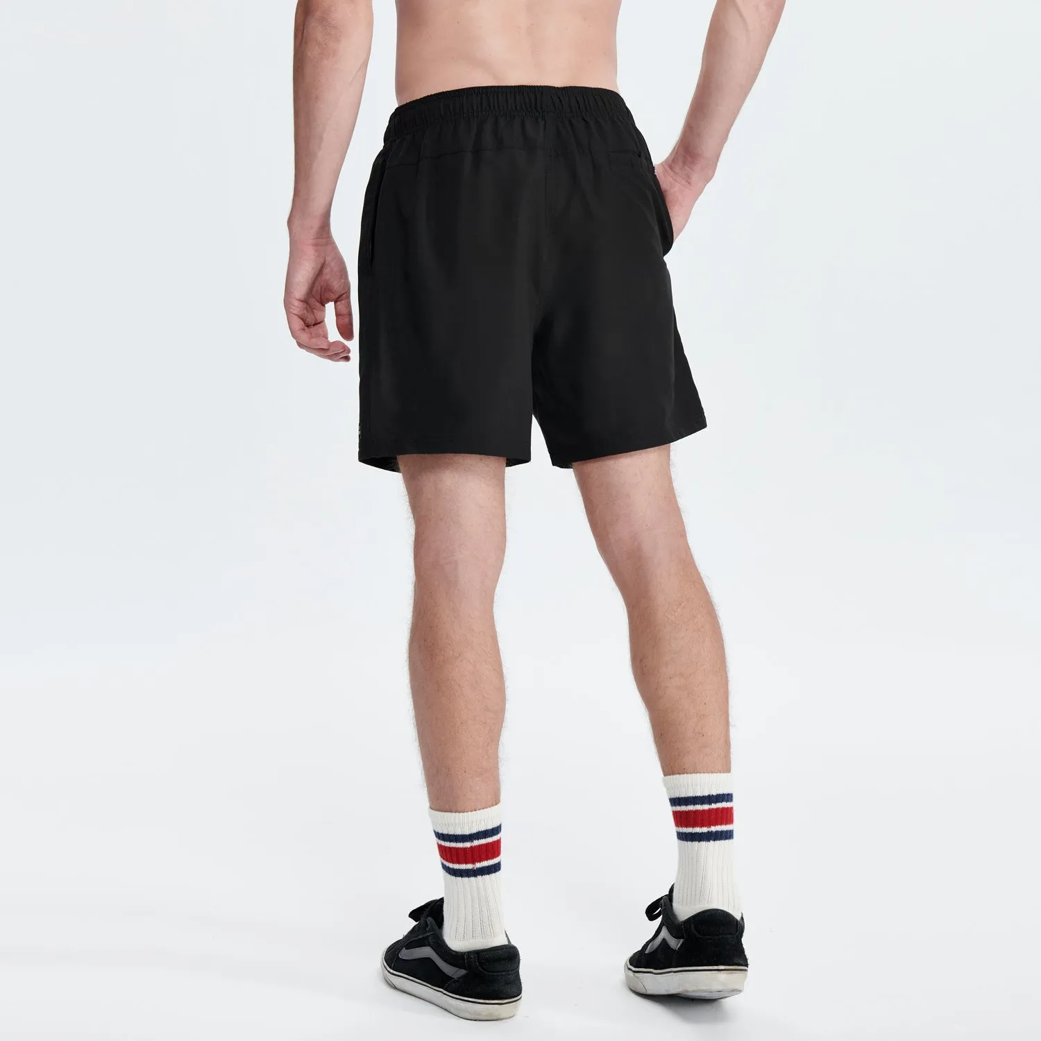 Essential Amph Mountain & Sea Volley Shorts 17" - Black