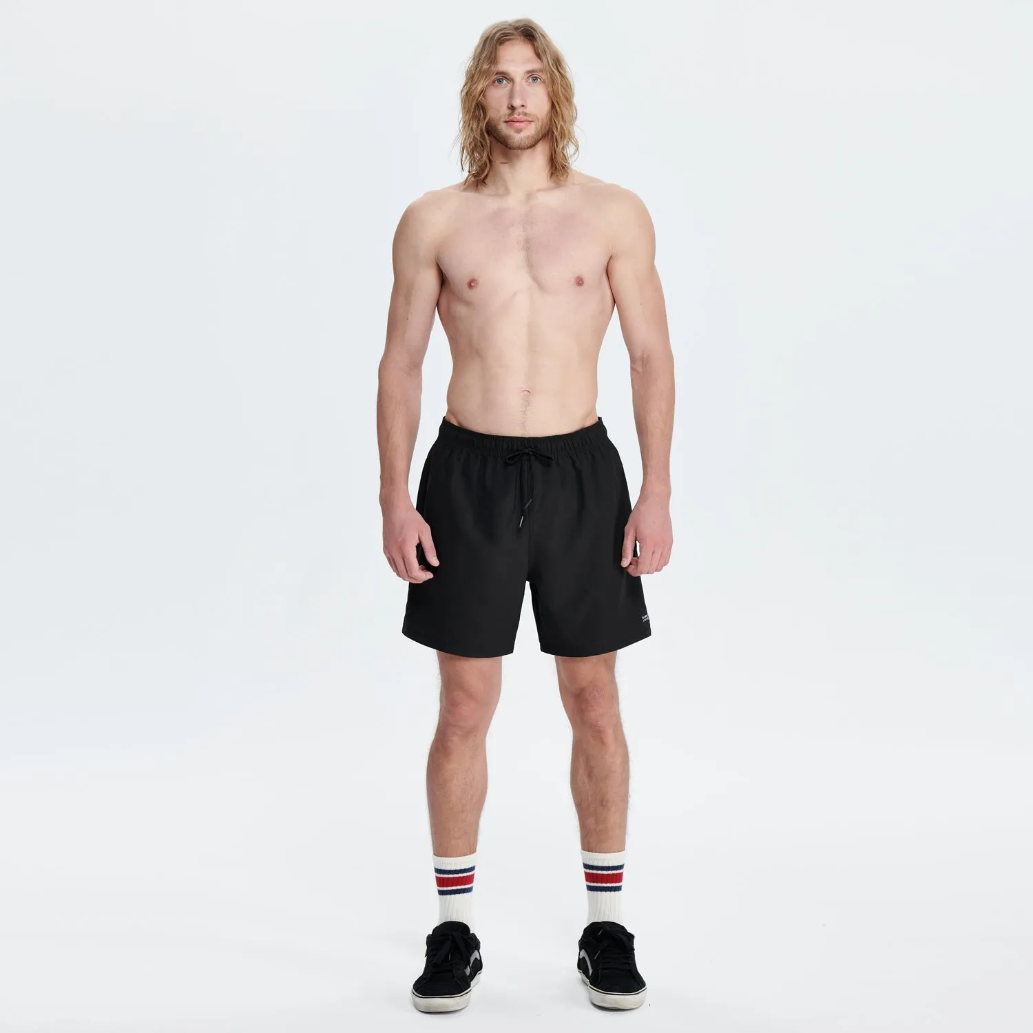 Essential Amph Mountain & Sea Volley Shorts 17" - Black