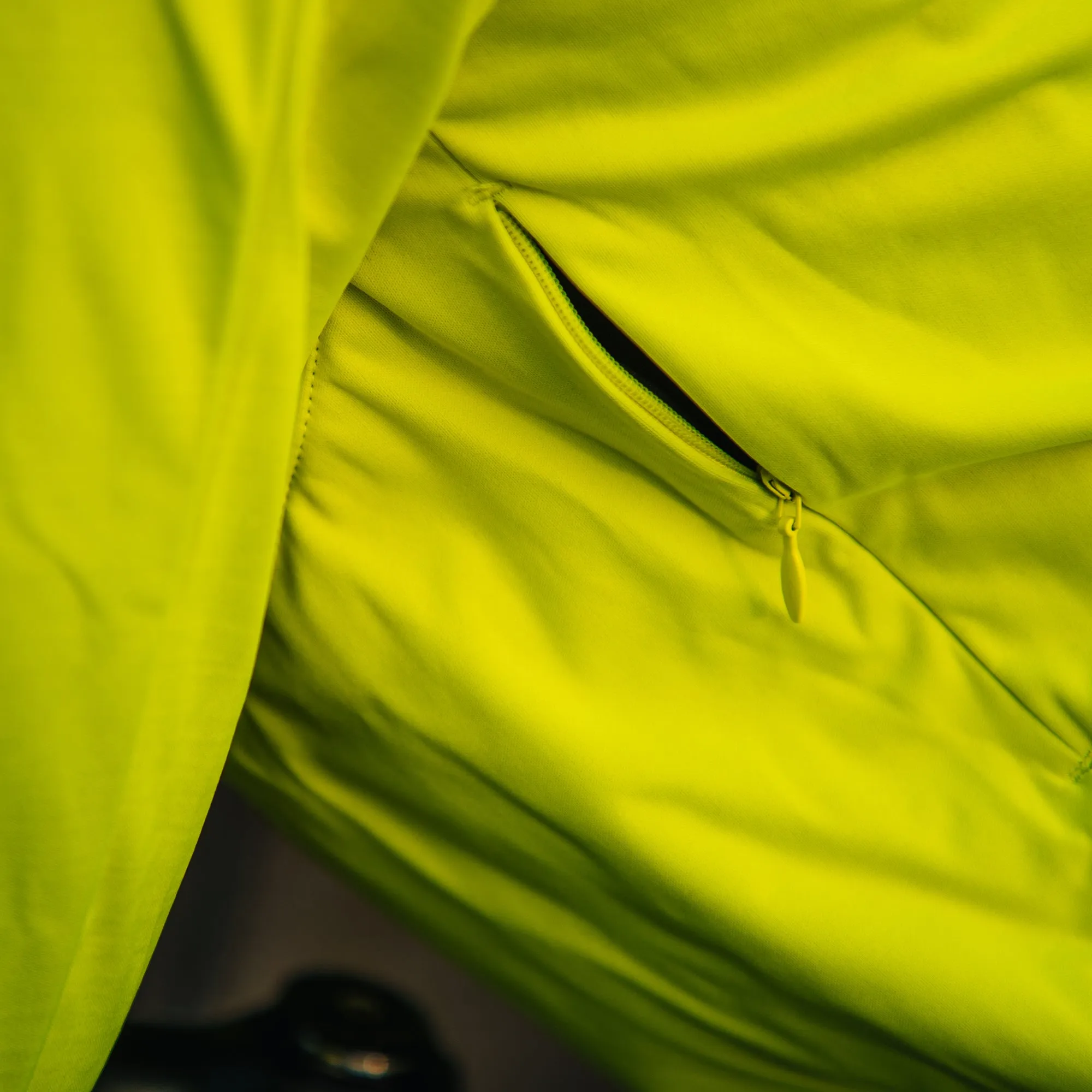 Gotlandsleden Tour Women's Hi-viz Yellow Merino Softshell Cycling Jacket