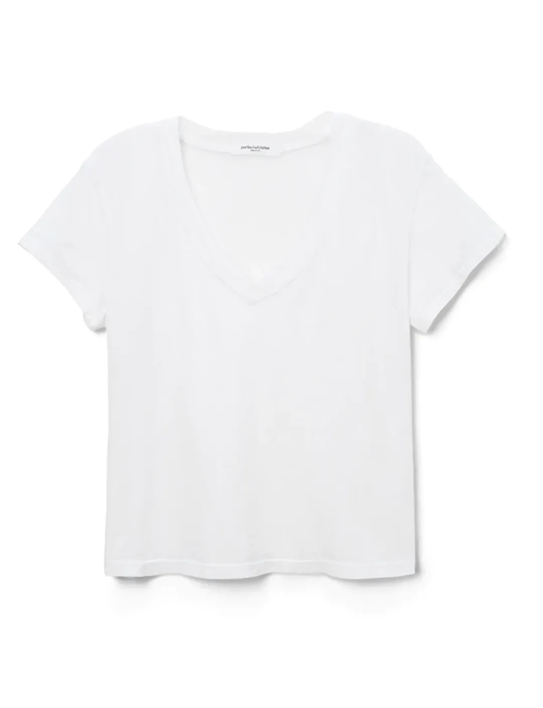 Hendrix V Neck Tee, White