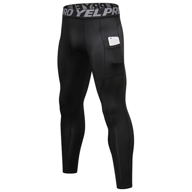 Hot Men Quick Dry Short Running Leggings Mens