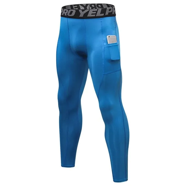 Hot Men Quick Dry Short Running Leggings Mens