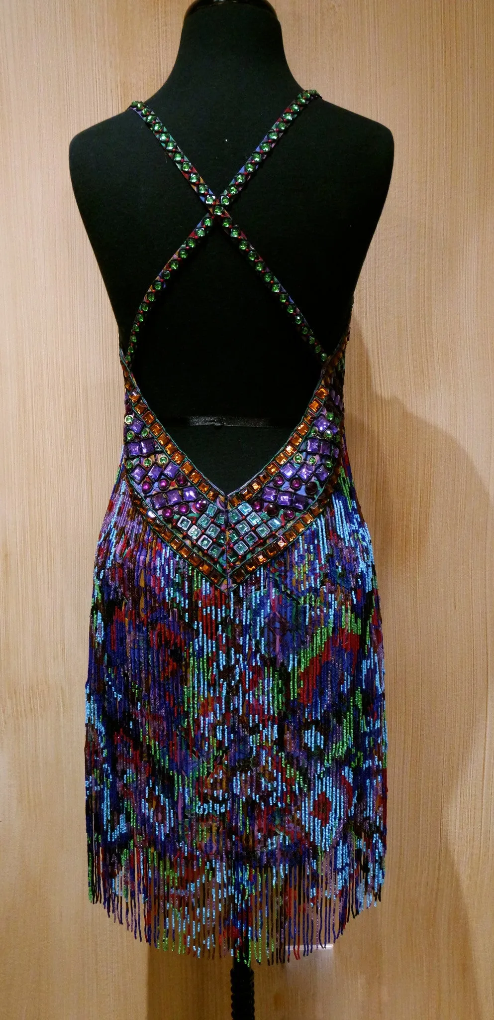 Jenny Packham Beaded Aztec Dress