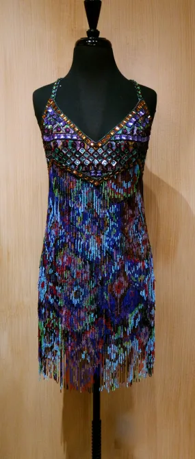 Jenny Packham Beaded Aztec Dress