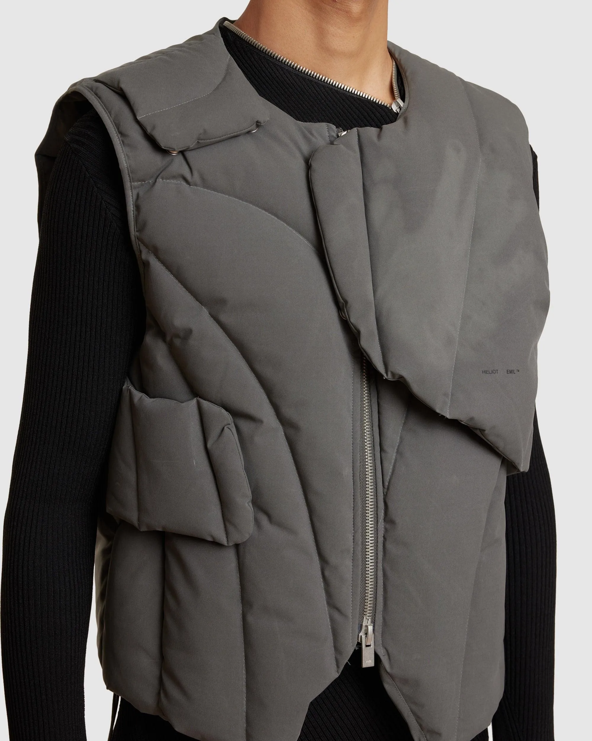 Layered Down Vest