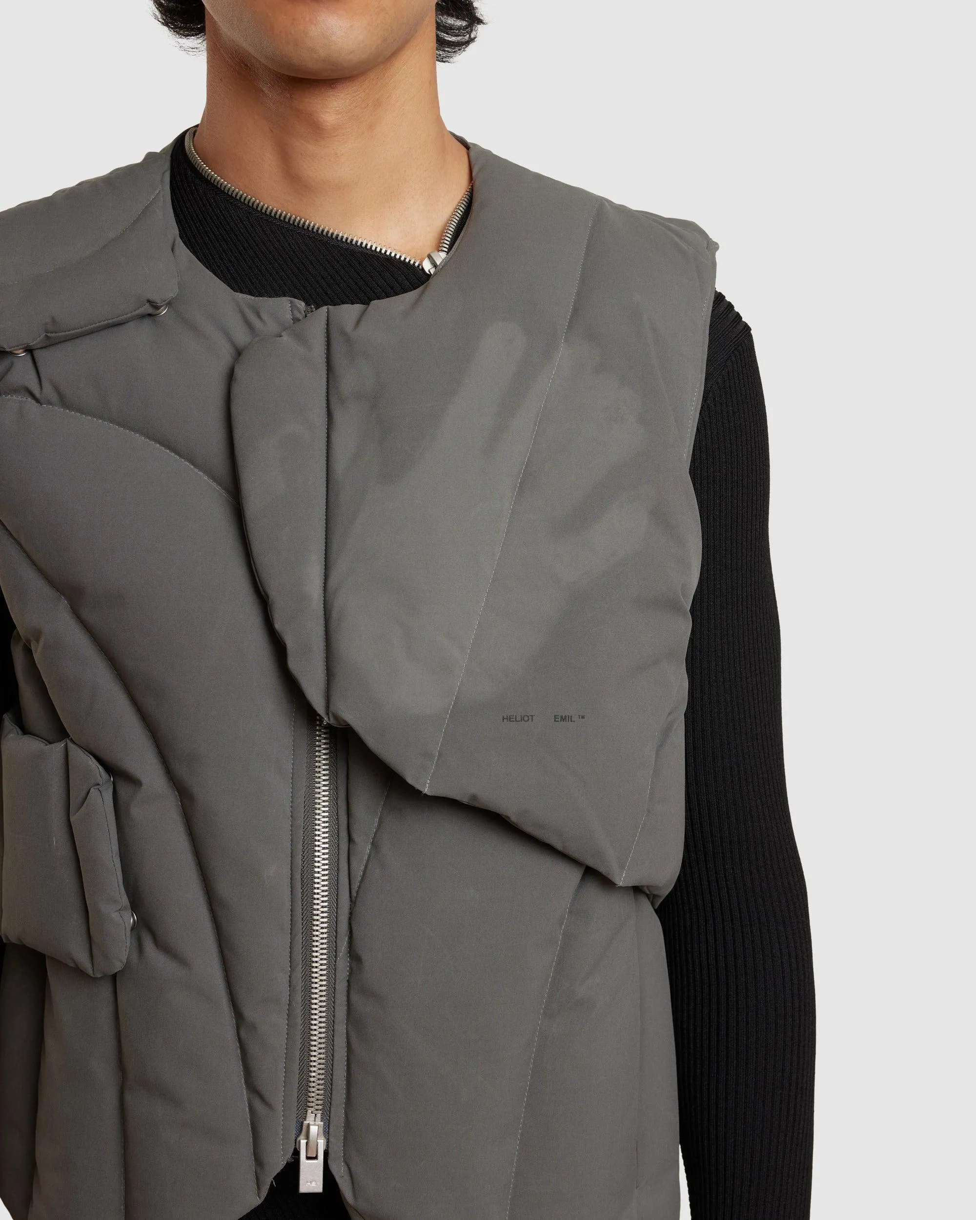 Layered Down Vest