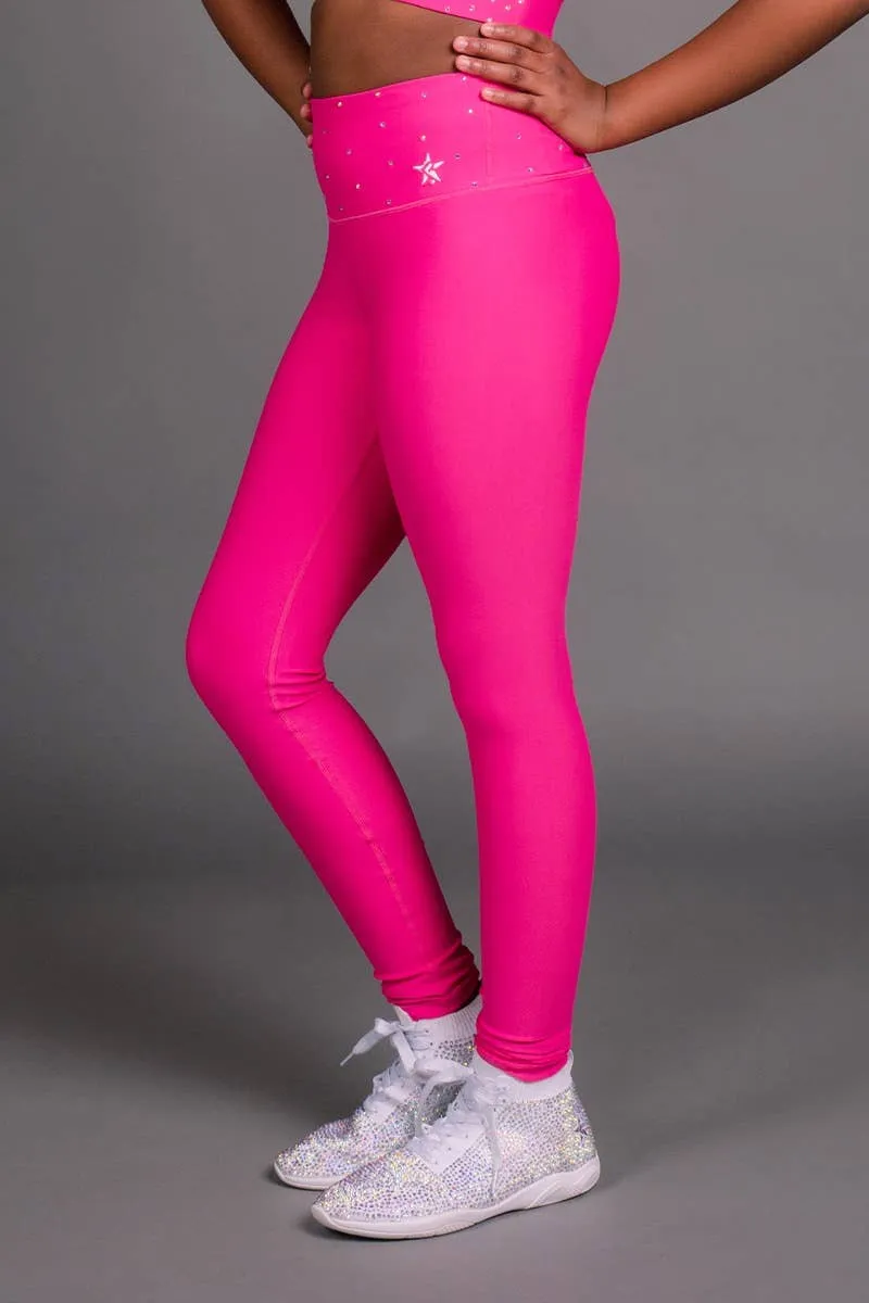 Legendary Legging in Hyper Pink Crystal