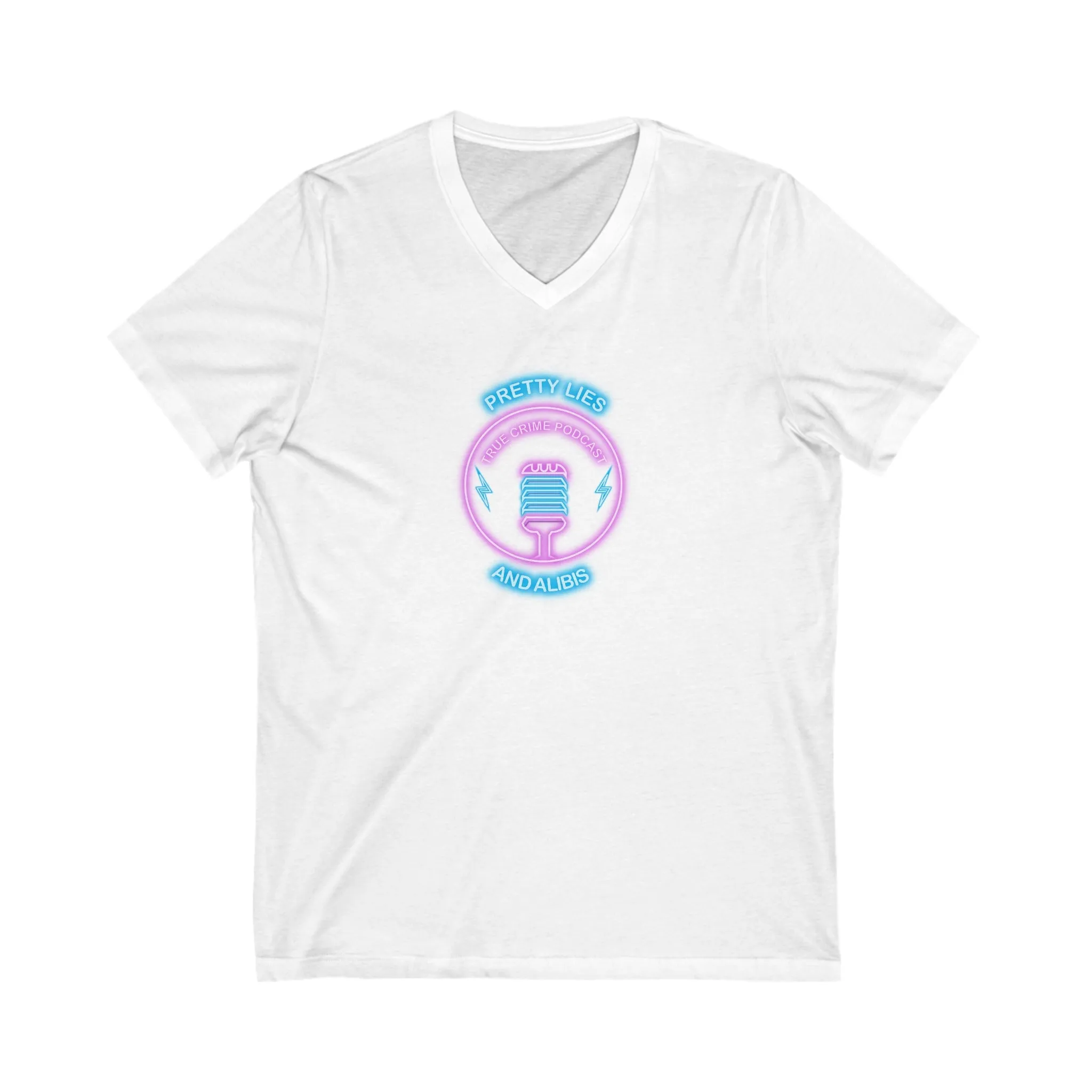 Logo Unisex Jersey Short Sleeve V-Neck Tee