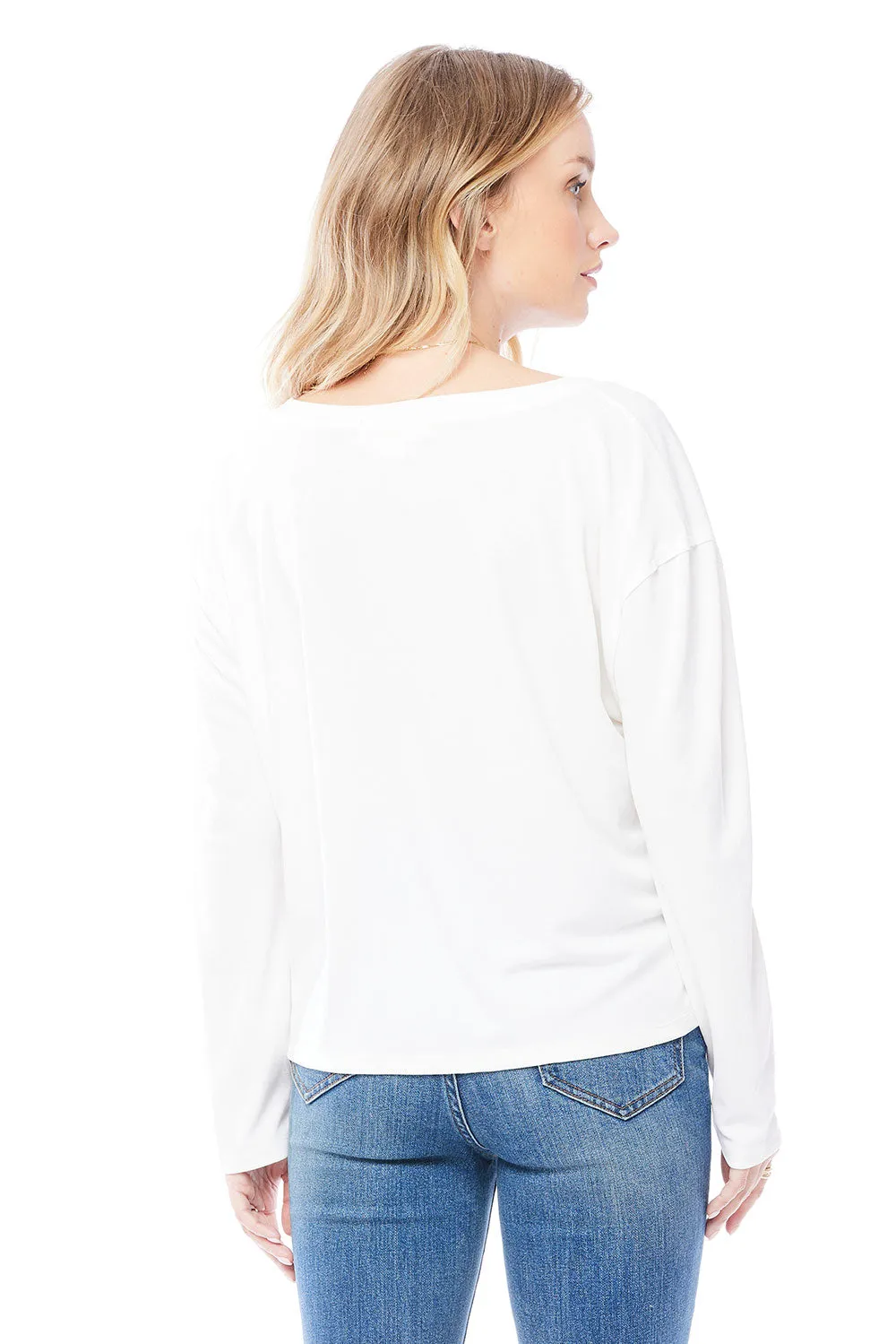 LONG SLEEVE V-NECK