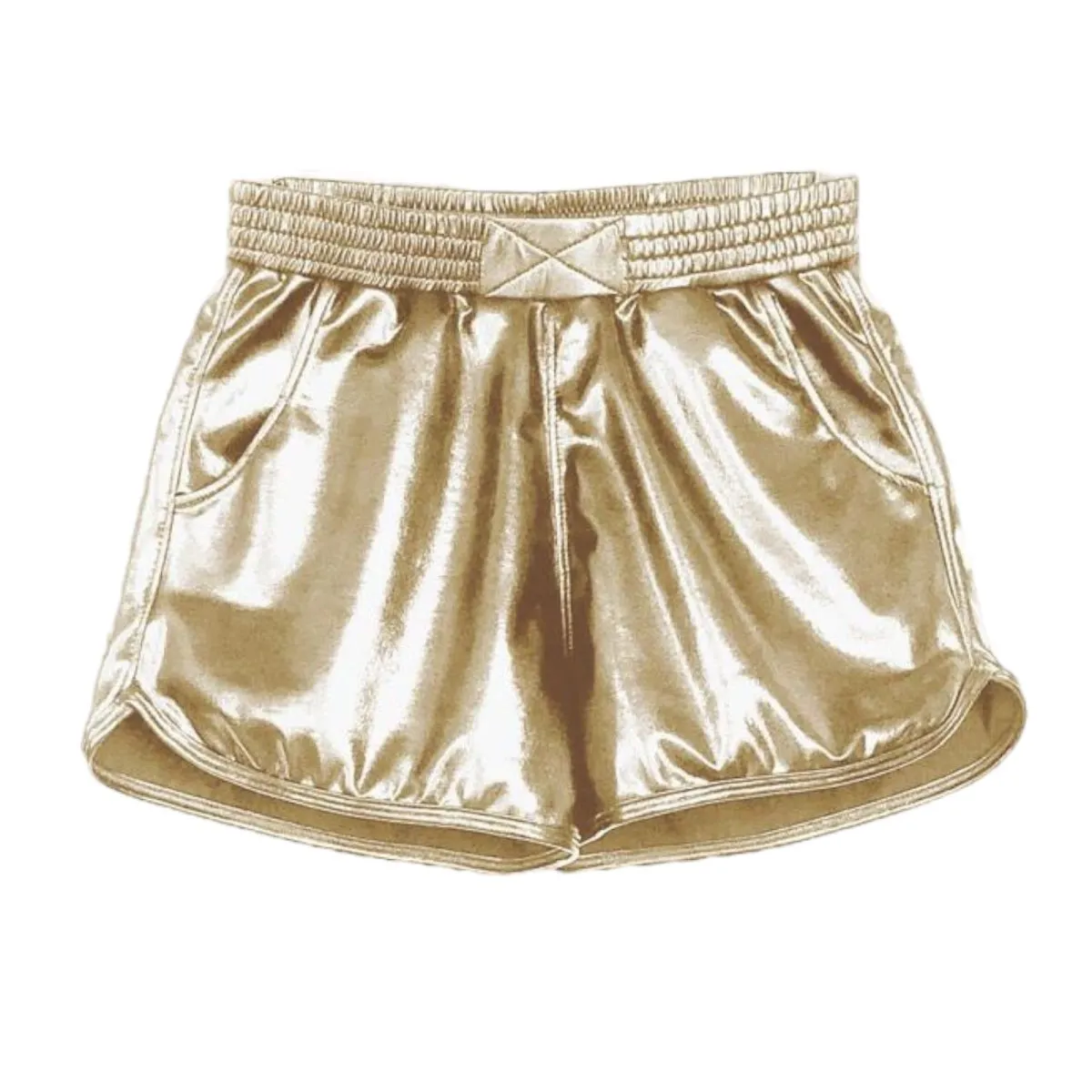 METALLIC RUNNING SHORTS