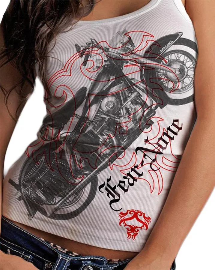 Motor Bike Red Logo Wraparound