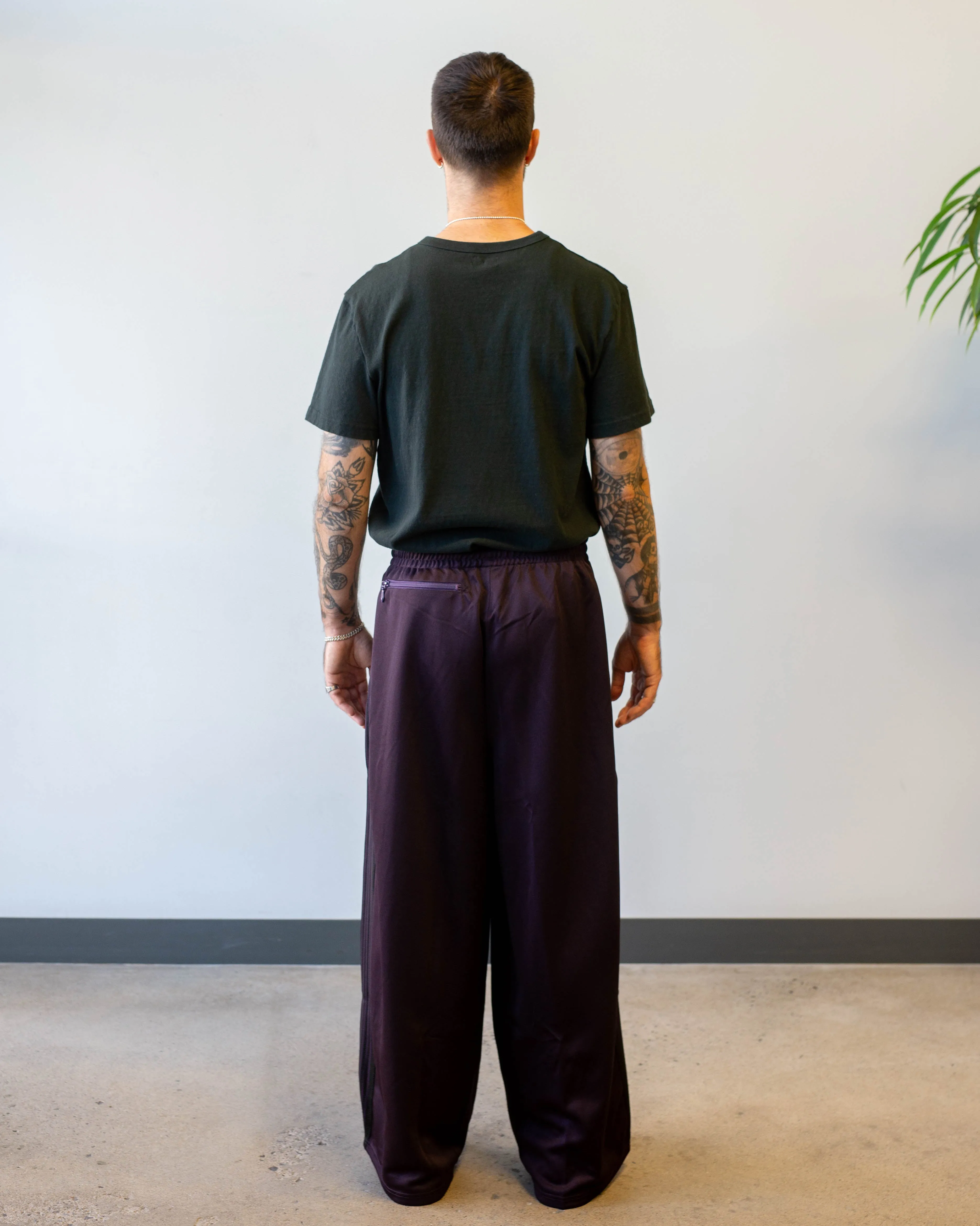 Needles H.D. Track Pant Poly Smooth Dk. Purple