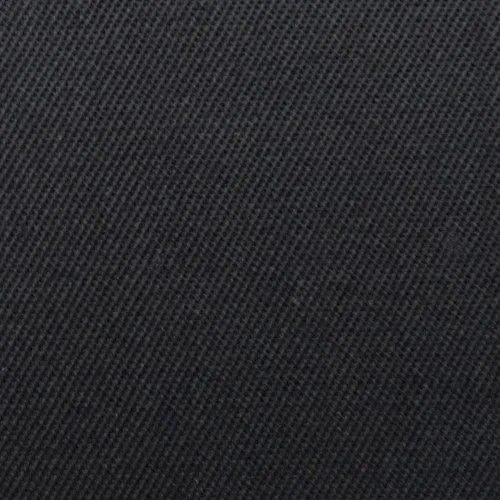 Night Black Blend Twill Suiting Woven Fabric