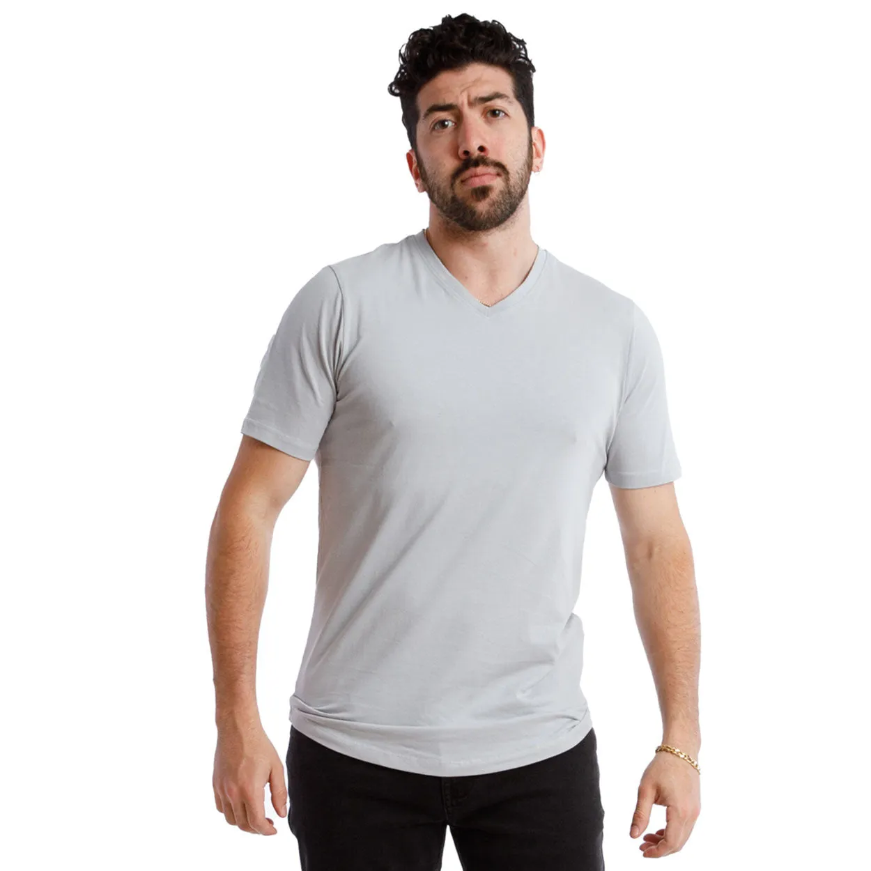 Organic V-Neck T-Shirt 6 Pack / Seaside