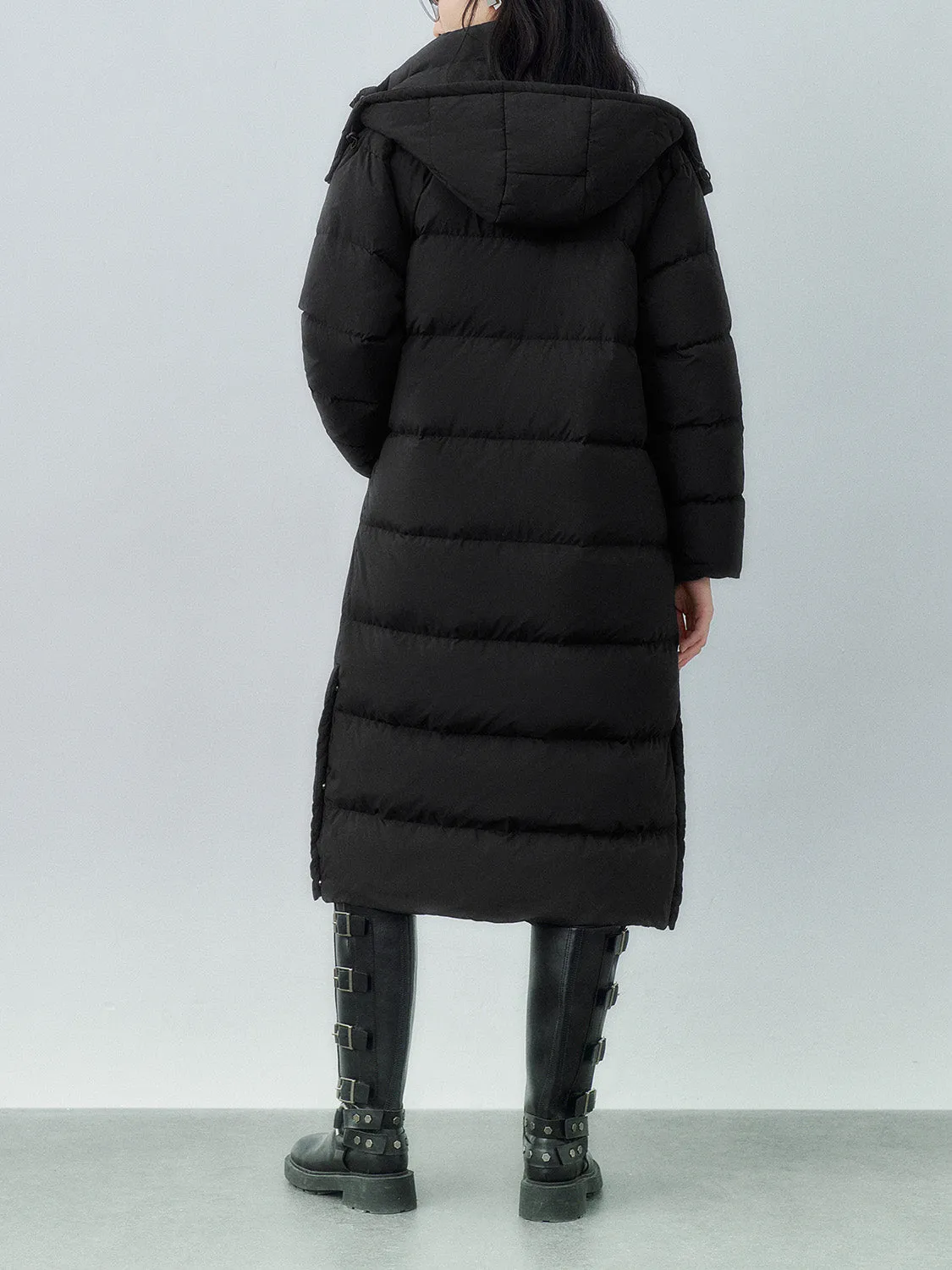 Padded Down Puffer Maxi Coats