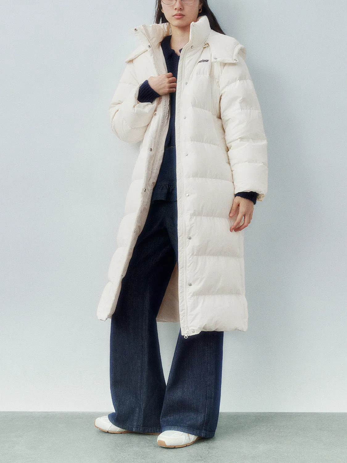 Padded Down Puffer Maxi Coats