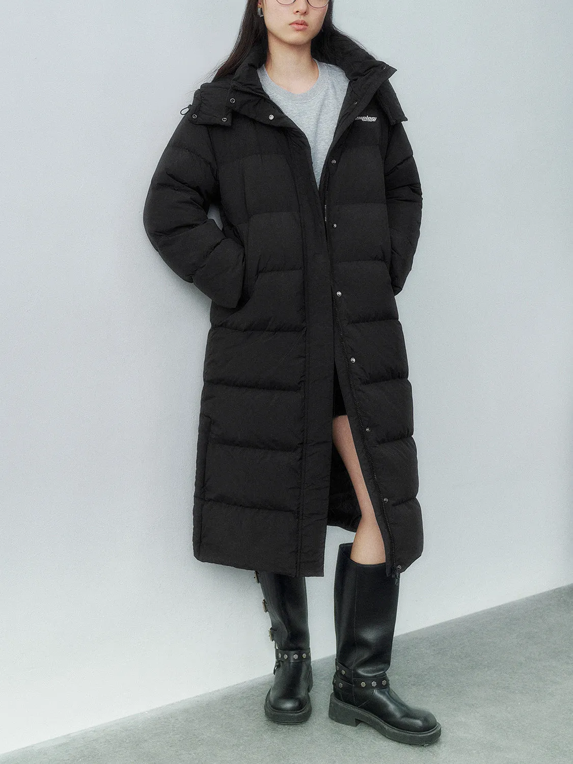 Padded Down Puffer Maxi Coats