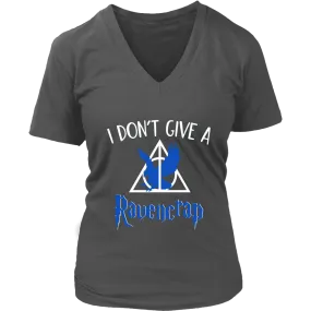 "i Don't Give A Ravencrap" V-neck Tshirt