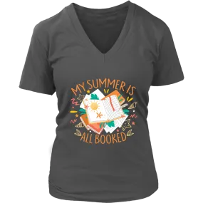 "My Summer Is All Booked" V-neck Tshirt