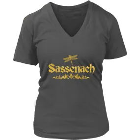 "Sassenach" V-neck Tshirt