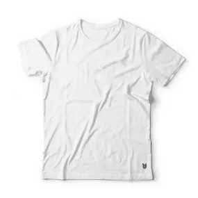 Ruse Men's Designer Solid Plain White Tee