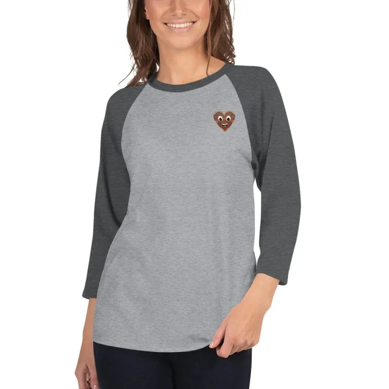 S&B Stylish Women's 3/4 Sleeve Tee | Embrace Maori with Raglan Sleeves | Women's 3/4 Sleeve Top