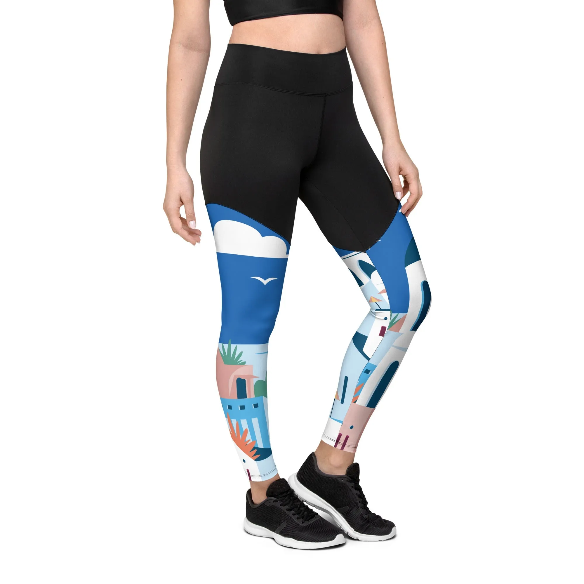 Santorini Compression Leggings