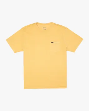 Solo Label Pigment Dye Tee - Vintage Gold