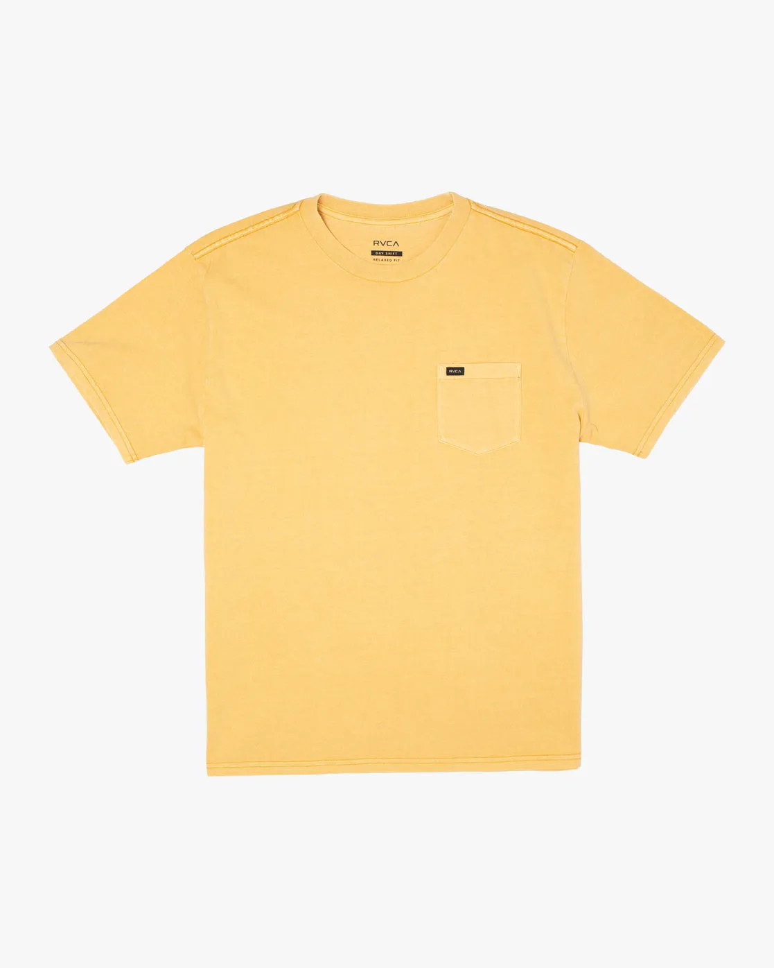 Solo Label Pigment Dye Tee - Vintage Gold