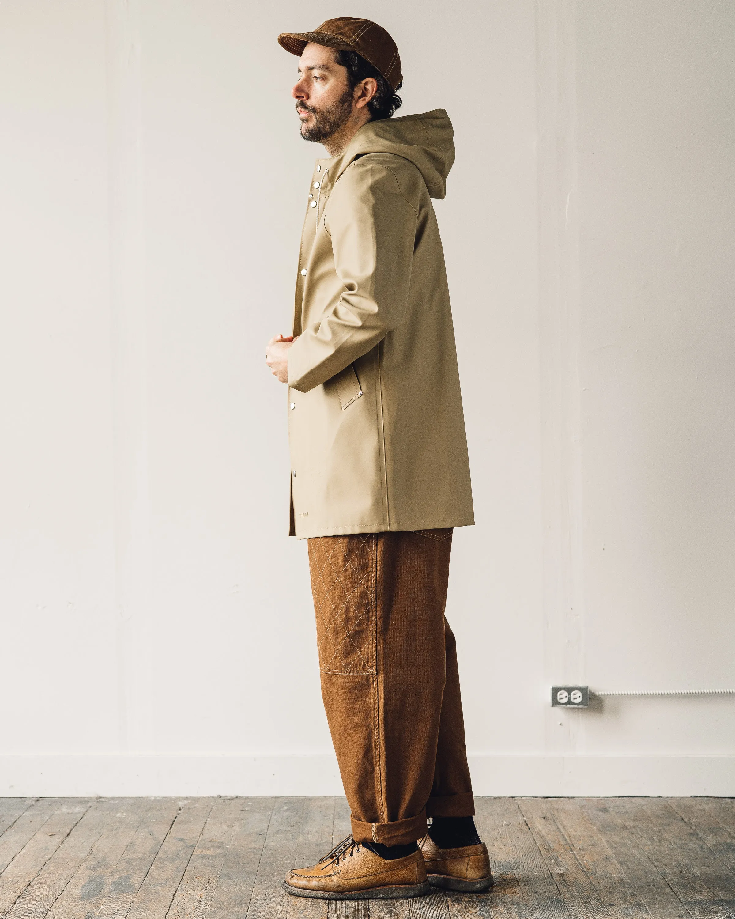 Stutterheim Stockholm Raincoat, Sand