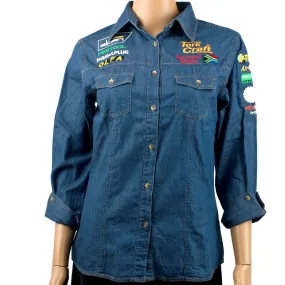 TORK CRAFT VERMONT LADIES LONG SLEEVED DENIM SHIRT MEDIUM TC00721