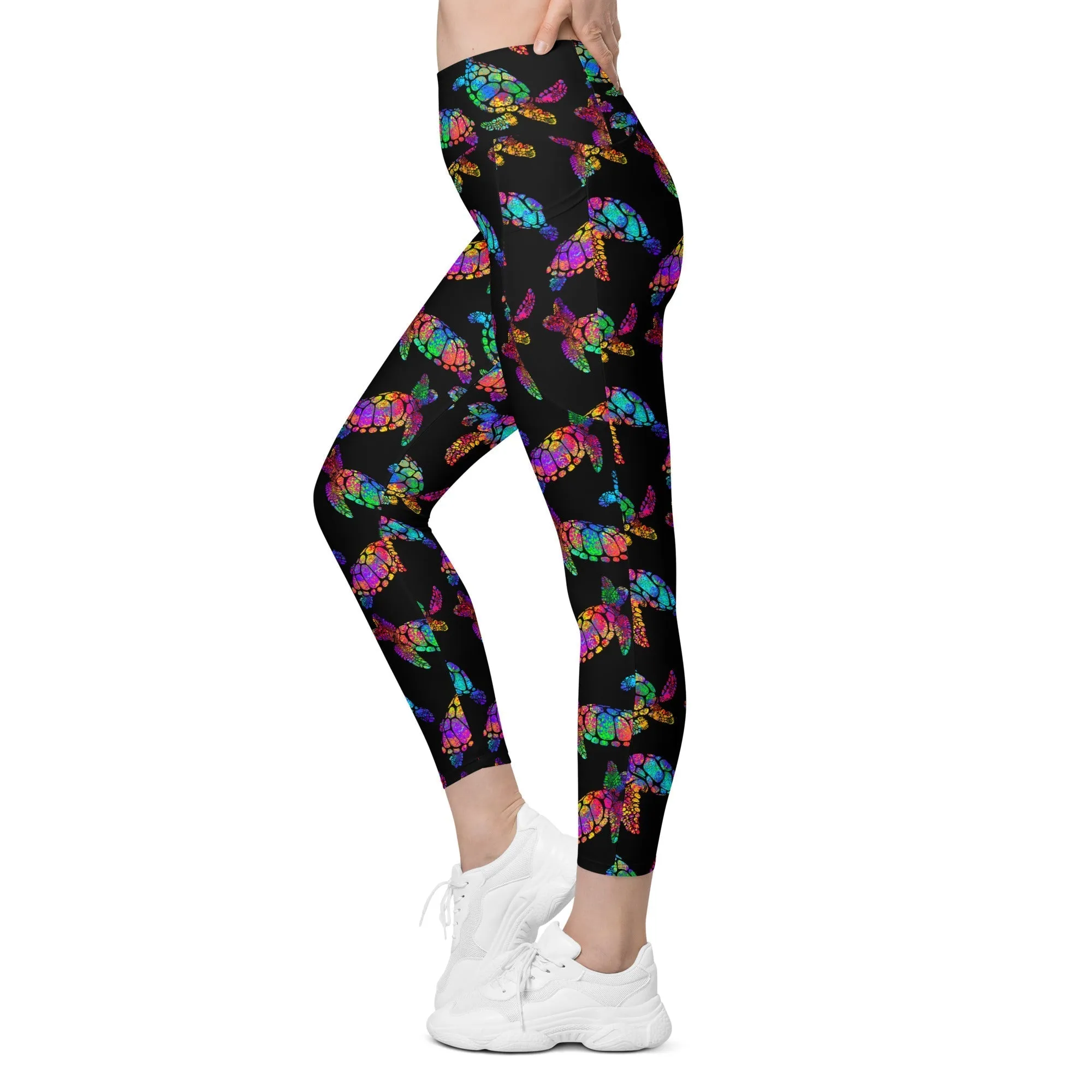 Turtle Leggings With Pockets