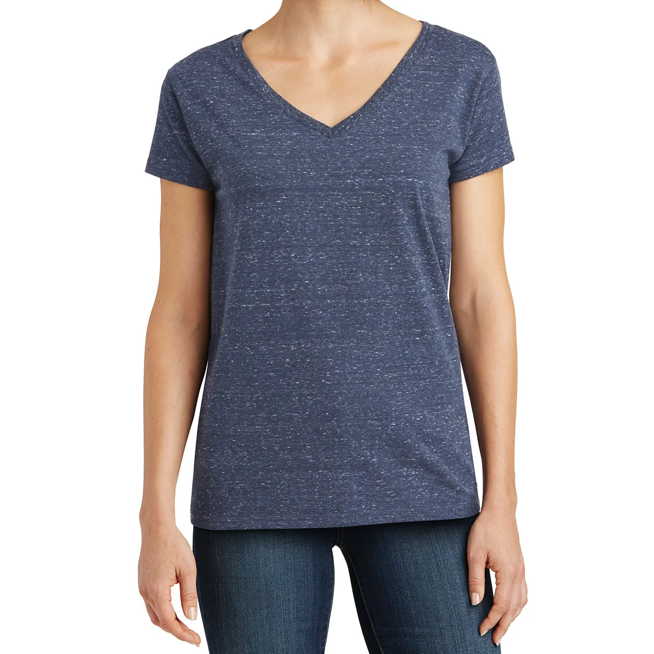 Womens Cosmic Relaxed V-Neck Tee